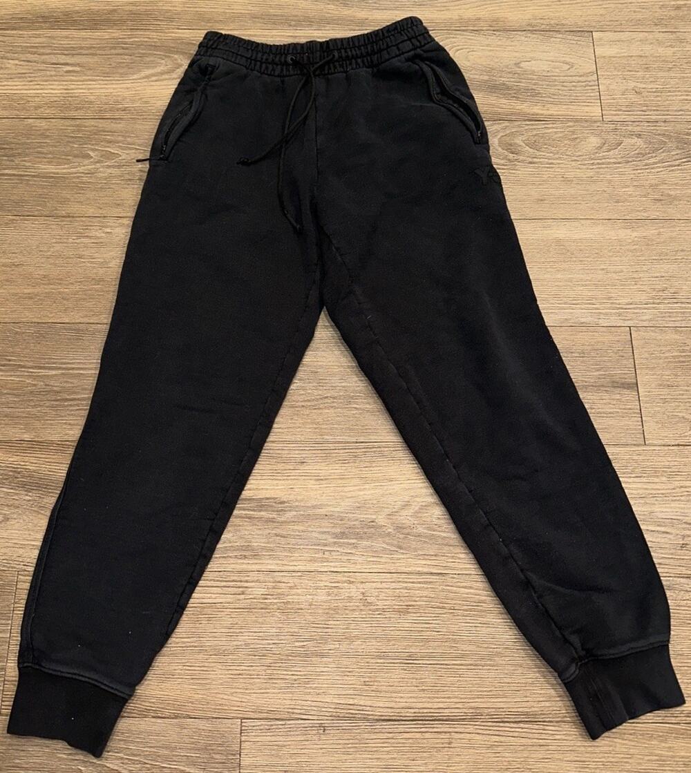 Adidas Y-3 Pants Mens Medium Black Yohji Yamamoto Fleece Jogger Sweatpants Logo